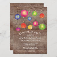 Summer Paper Lanterns Anniversary Party