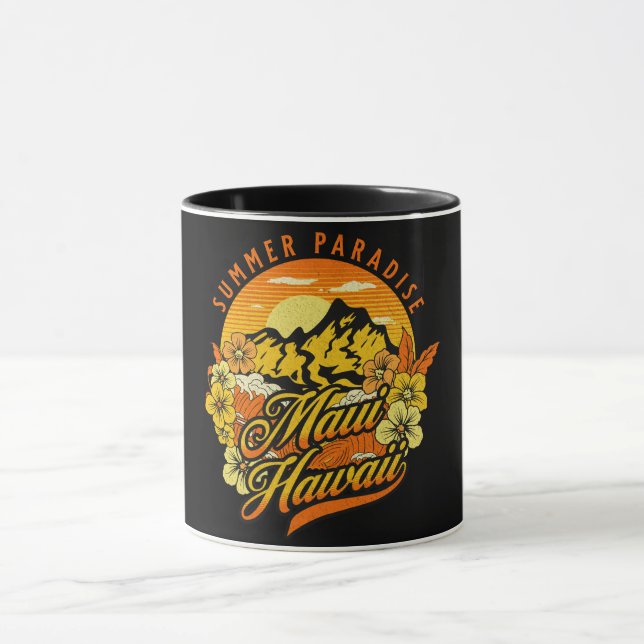 Summer Paradise, Maui Hawaii Mug (Center)