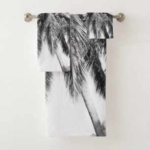 Summer Paradise Palm Tree #3 #tropical #wall #art Bath Towel Set