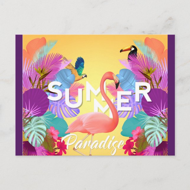 Summer Paradise Postcard (Front)