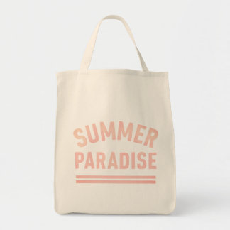 Summer Paradise T-Shirt - Pastel Styl Tote Bag