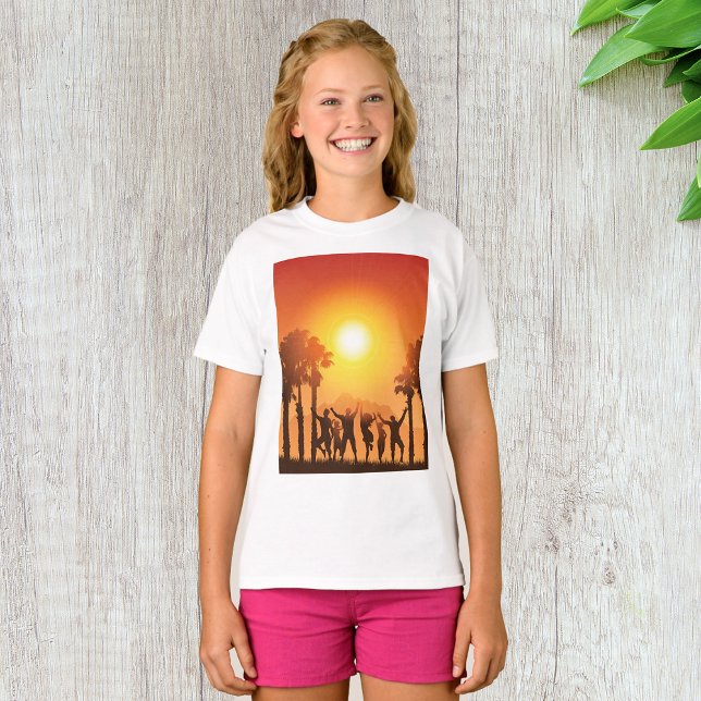 Summer Party Dancing Girls T-Shirt (Creator Uploaded)