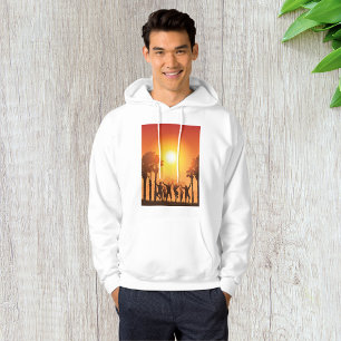 Summer Party Dancing Mens Hoodie