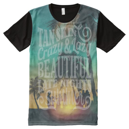 Summer party design with lettering men's t-shirts