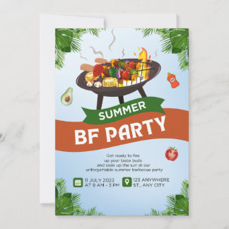 Summer party invitation