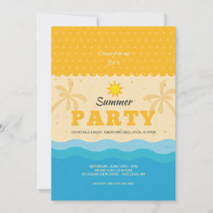 Summer Party Invitation
