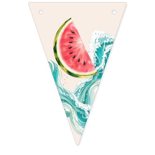 Summer Party Pennant Banner (First Flag)
