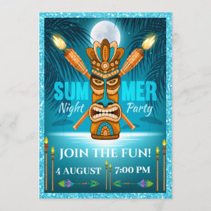 Summer Party - See Reverse Side Invitation