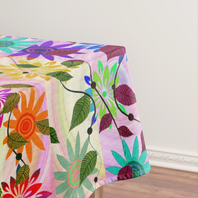 Summer Pastel Colours Tablecloth (In Situ)