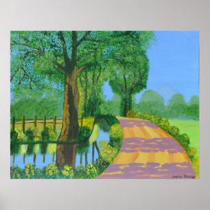 Summer Path Poster