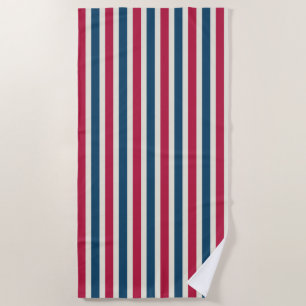 Summer Patriotic Beach Pool Towel Vacation Gift