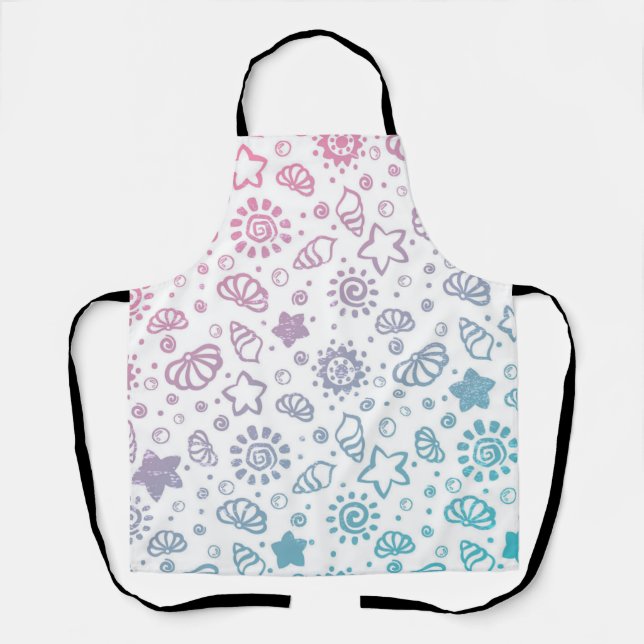 Summer pattern apron (Front)