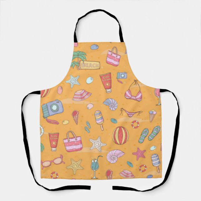 Summer pattern apron (Front)
