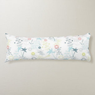 Summer pattern body cushion