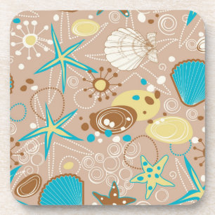 Summer pattern coaster