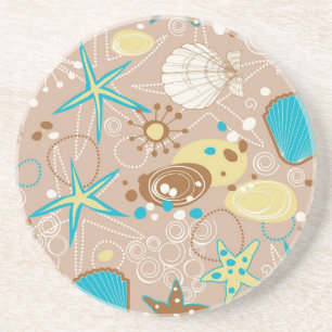 Summer pattern coaster
