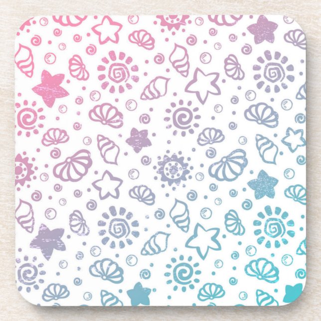 Summer pattern coaster (Front)