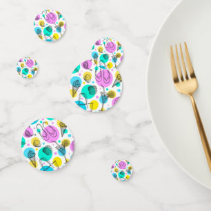 Summer pattern confetti