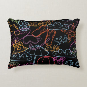 Summer pattern decorative cushion