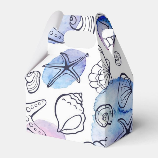 Summer pattern favour box (Front Side)