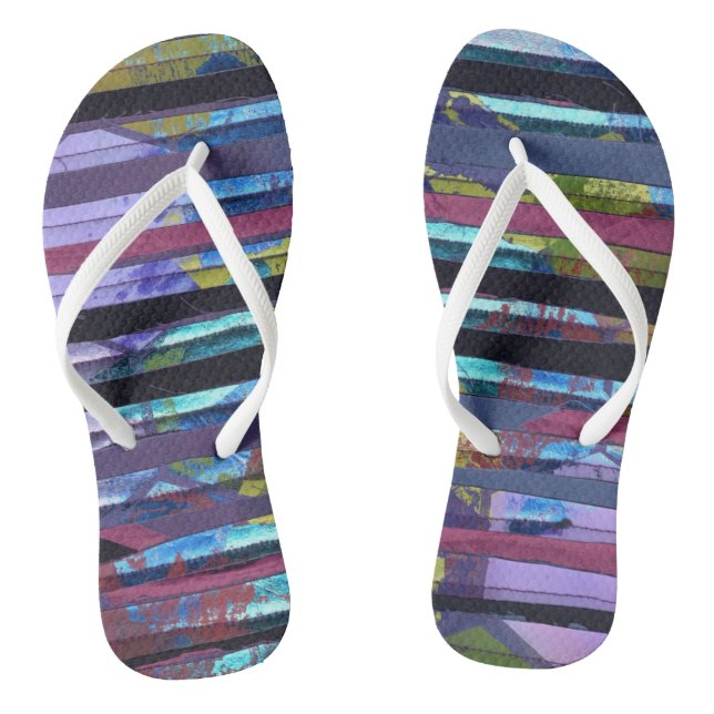 Summer pattern flip flops (Footbed)