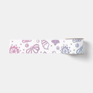 Summer pattern grosgrain ribbon