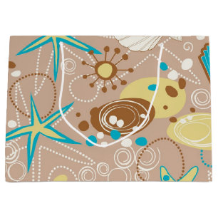 Summer pattern large gift bag