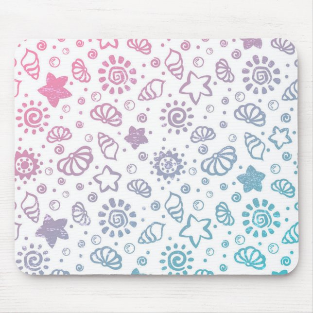 Summer pattern mouse mat (Front)