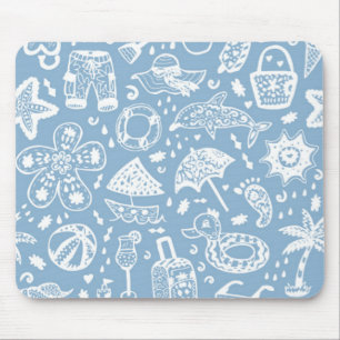 Summer pattern mouse mat