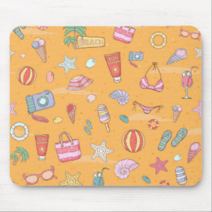 Summer pattern mouse mat