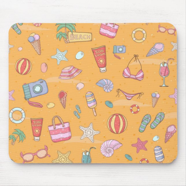 Summer pattern mouse mat (Front)
