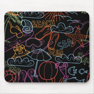 Summer pattern mouse mat