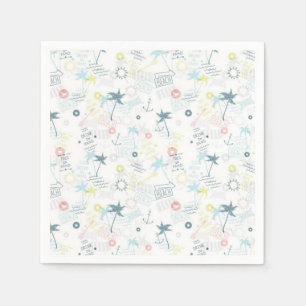 Summer pattern napkin