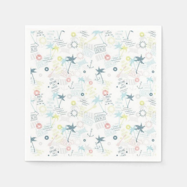 Summer pattern napkin (Front)