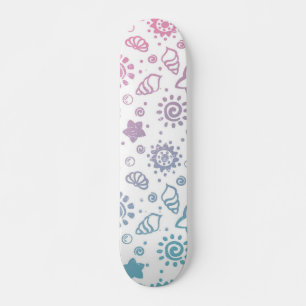 Summer pattern skateboard