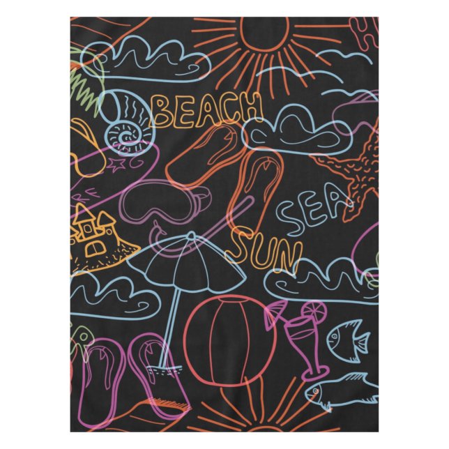 Summer pattern tablecloth (Front)