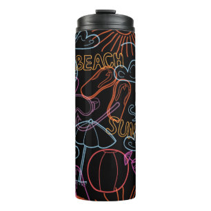 Summer pattern thermal tumbler