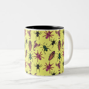 Summer Pattern Two-Tone Coffee Mug