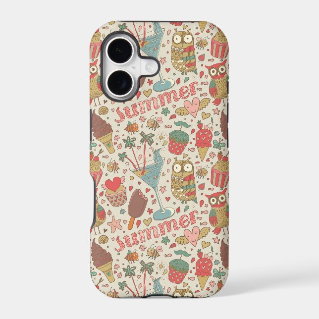 Summer Pattern With Ice Cream (Back)