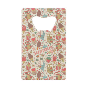 Summer Pattern With Ice Cream