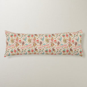 Summer Pattern With Ice Cream Body Cushion