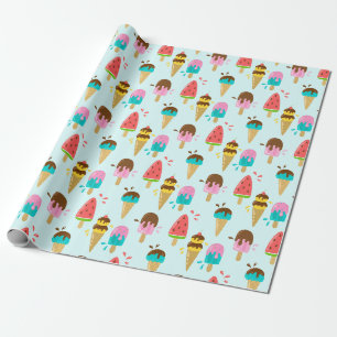 Summer Pattern Wrapping Paper