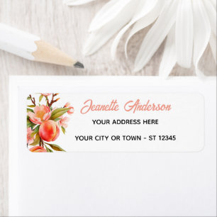 Summer Peach Floral Mailing