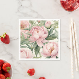 Summer Peonies Coasters, Many Styles Available  Napkin