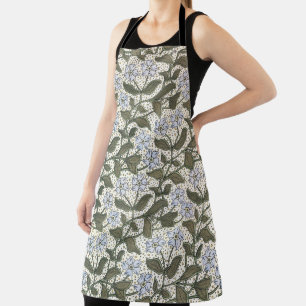 Summer Periwinkle Flower Pretty Elegant Floral Apron