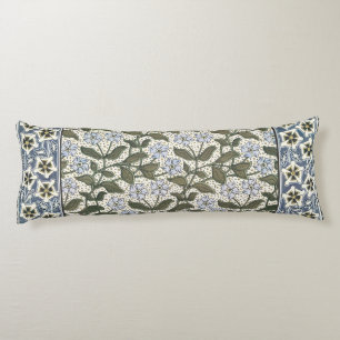 Summer Periwinkle Flower Pretty Elegant Floral Body Cushion