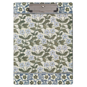 Summer Periwinkle Flower Pretty Elegant Floral Clipboard