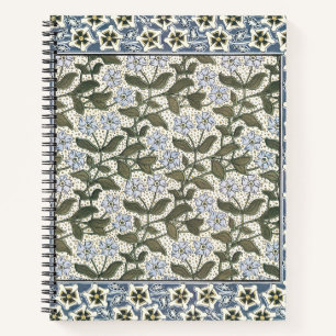 Summer Periwinkle Flower Pretty Elegant Floral Notebook
