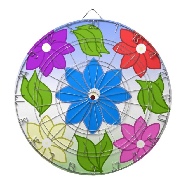 Summer Petals Dartboard (Front)