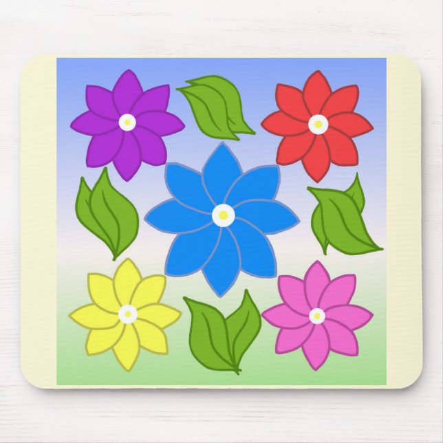 Summer Petals Mouse Mat (Front)